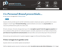Tablet Screenshot of personalbranding.it